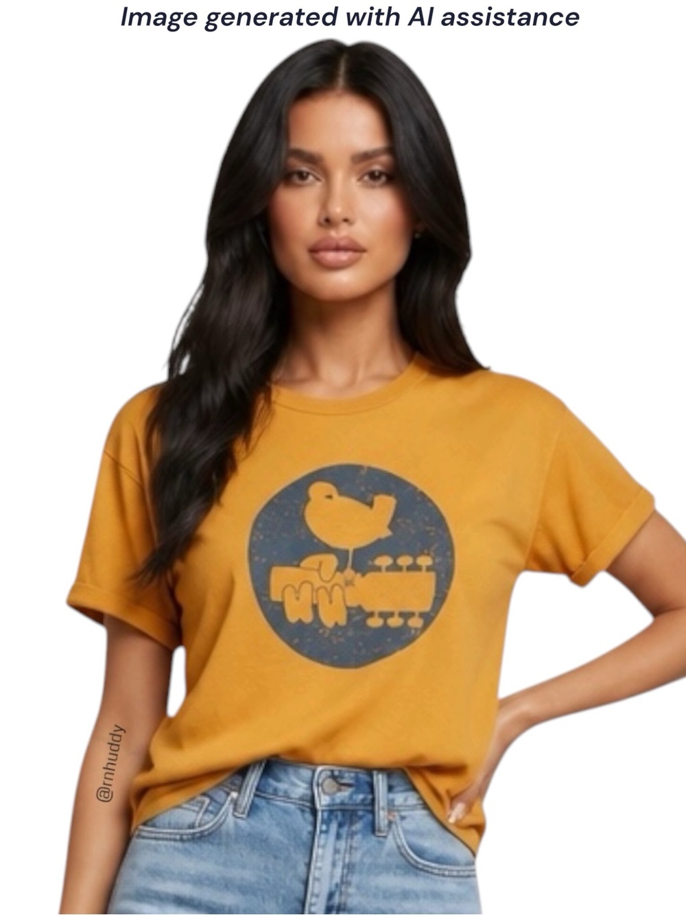 We The Free XS oversized Woodstock Clarity t-shirt